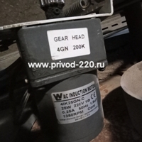 4IK25GN-C/4GN200K мотор-редуктор NINGBO YINZHOU LONGWAY TECH CO., LTD 25 Вт 6.5 об/мин 220 В