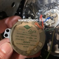49TYJ синхронный мотор-редуктор JIULING MOTOR Cixi Jiuling Electronic Appliance Co 4 Вт 3 об/мин 220 В, фото 2