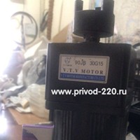 YN90-90/90JB 30G15 мотор-редуктор V.T.V MOTOR 90 Вт 43 об/мин 220 В, фото 2