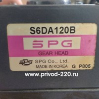 S6I06GBDC/S6DA120B мотор-редуктор SPG MOTOR 6 Вт 11 об/мин 220 В